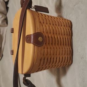 Longaberger Bags vintage functional purse with liner